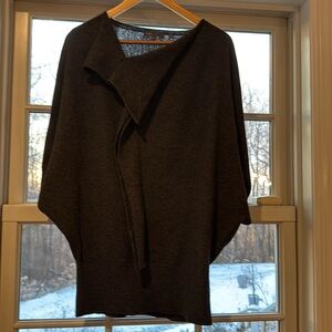 Vince asymmetrical sweater with dolman sleeves